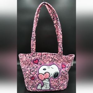 Vera Bradley "Love You Snoopy" Small Vera Tote